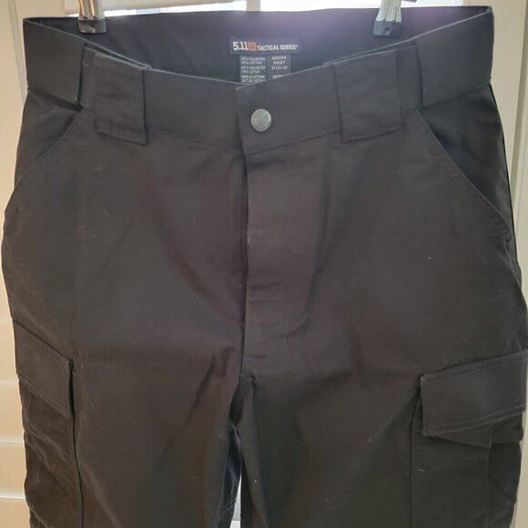 5.11 Tactical Series Tac 105C Rip Stop Cargo Pants with Elastic Waist (31.5-35) - Picture 3 of 11